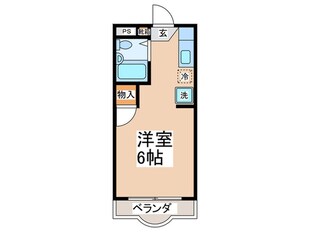 サンパレスヤマグチの物件間取画像